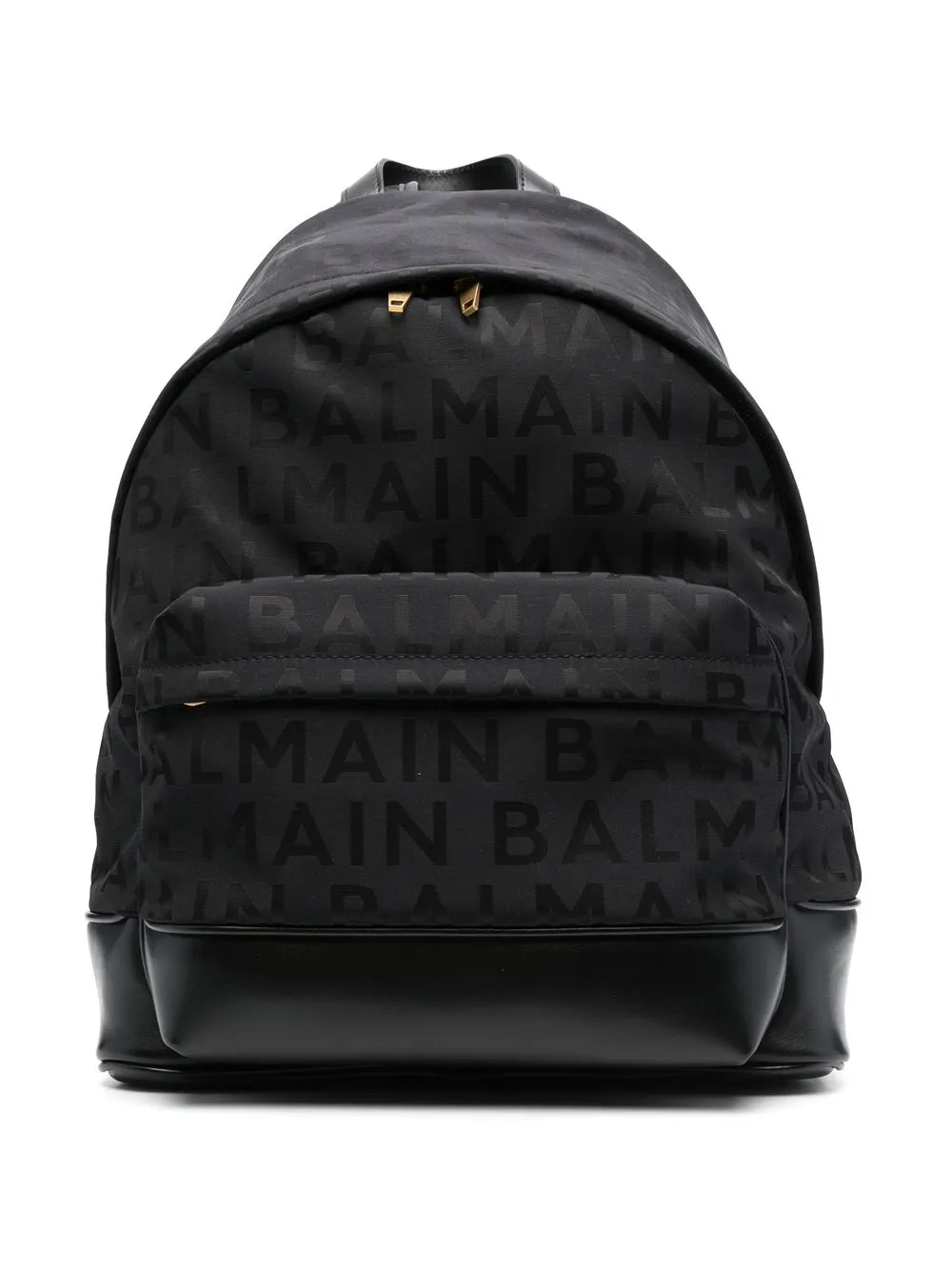 

Balmain Kids logo-print zip-up backpack - Black