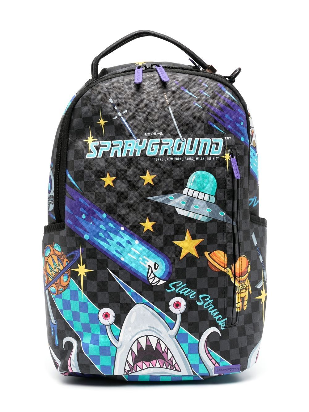 Sprayground Kid mix-print Backpack - Farfetch