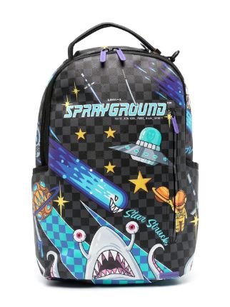 Sprayground Kid shark-print Backpack - Farfetch