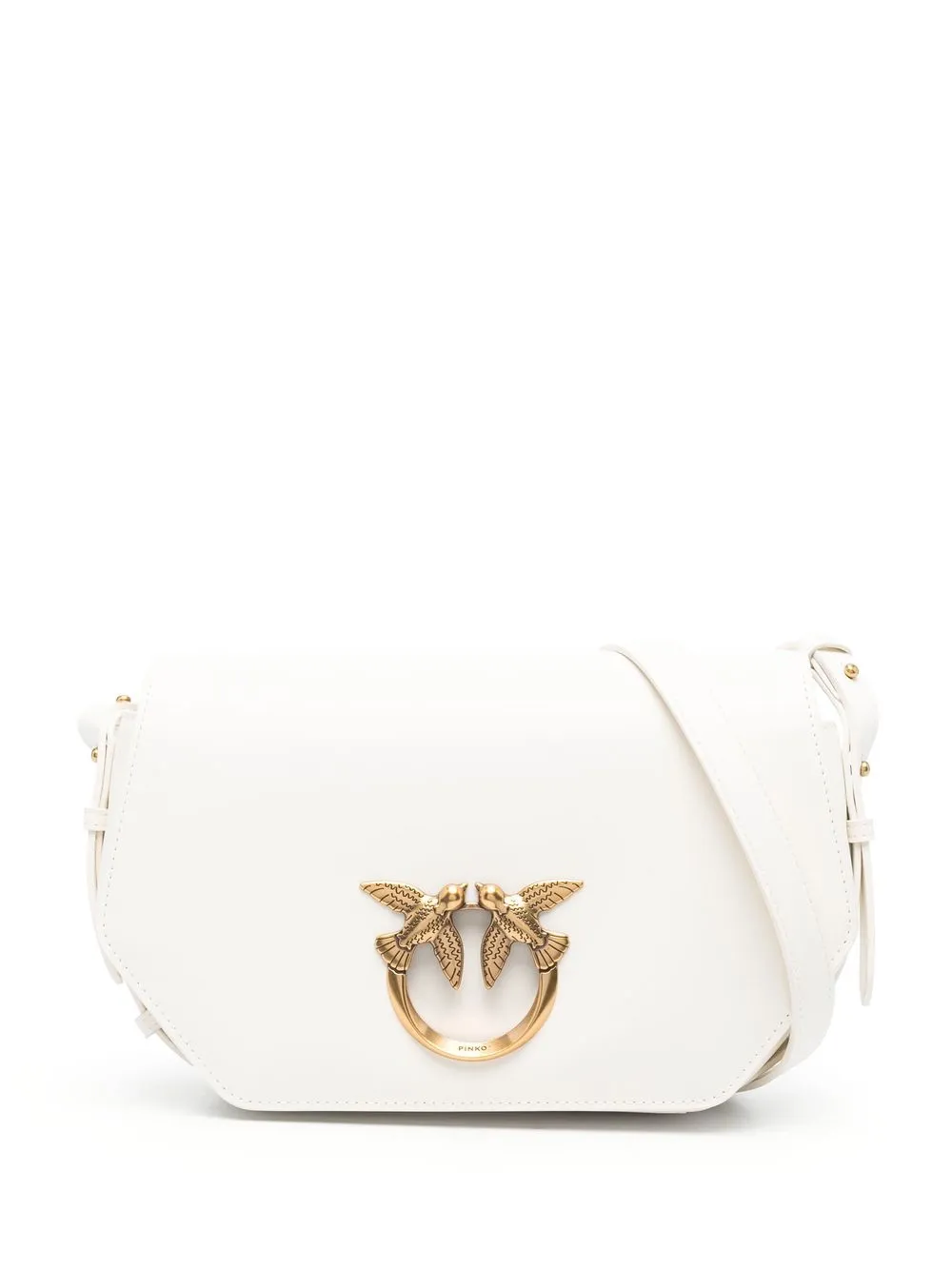 

PINKO Love Click Exagon shoulder bag - White