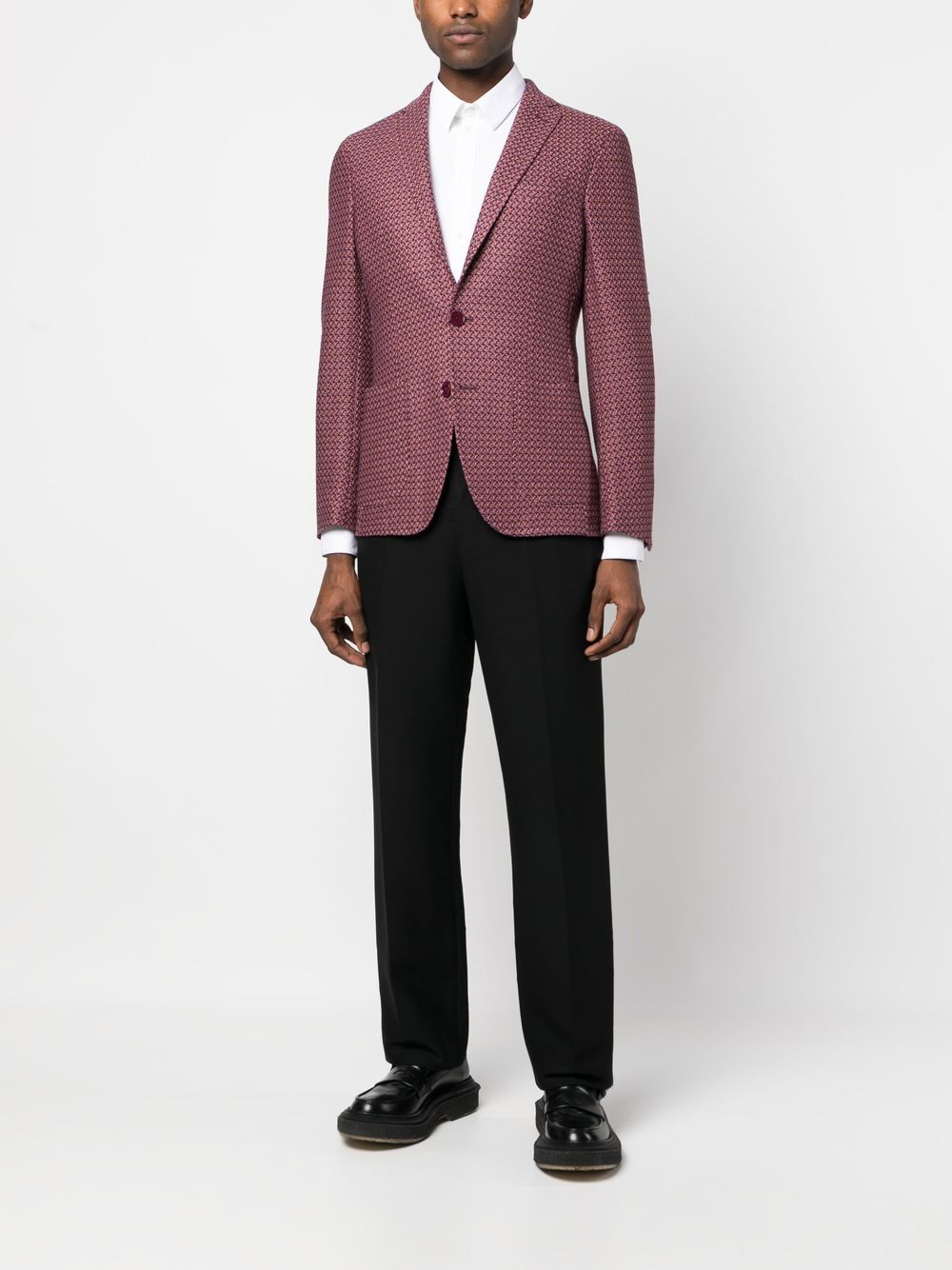 ETRO Blazer met enkele rij knopen - Rood