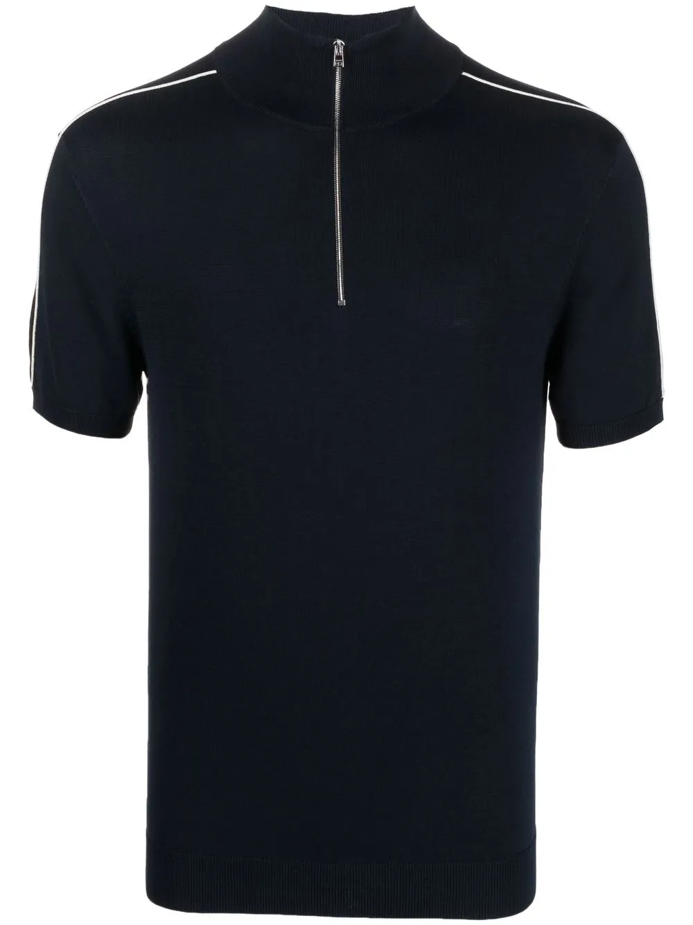 

Ron Dorff zip-front polo shirt - Blue