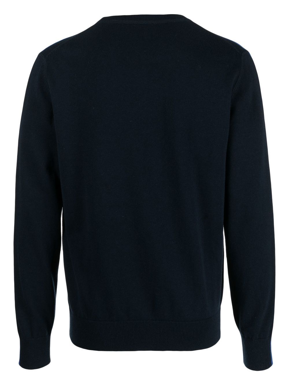 Ron Dorff Sweater met contrasterend detail - Blauw