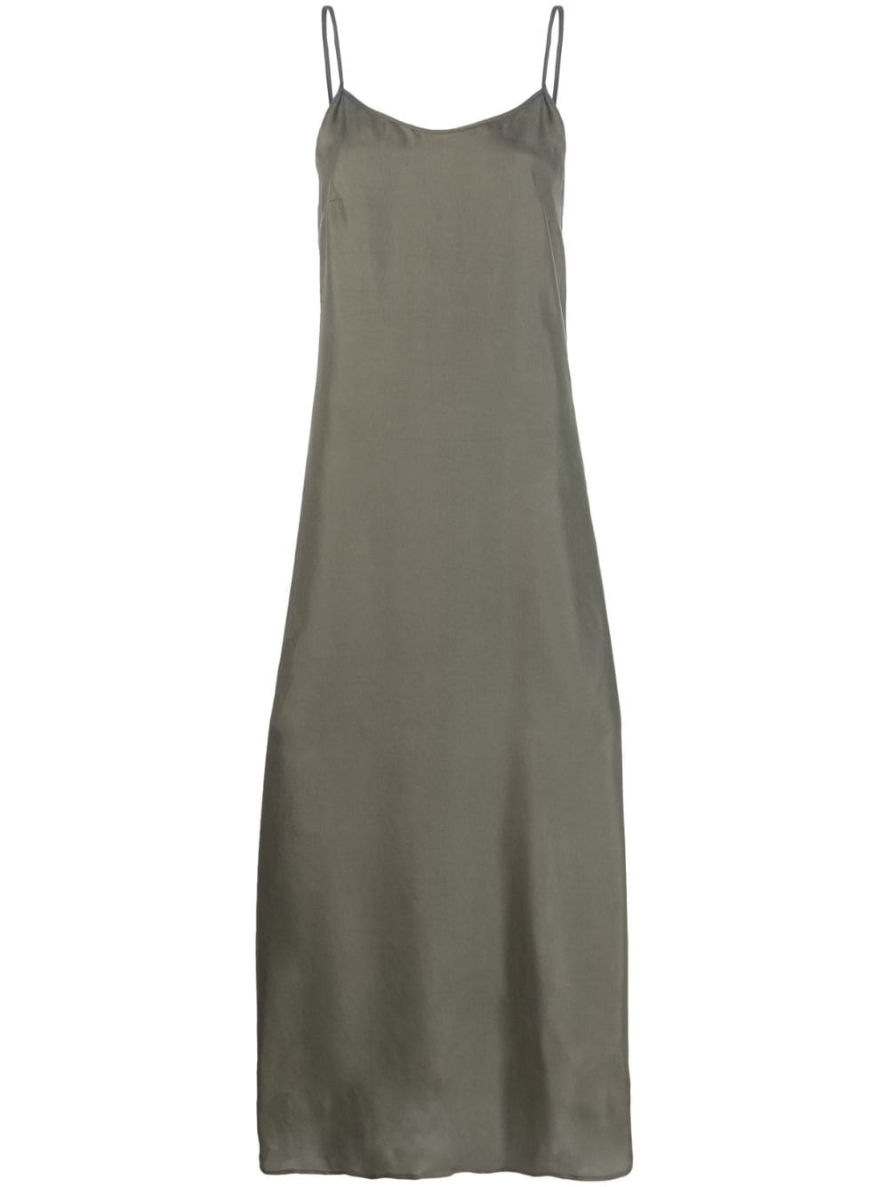 P.a.r.o.s.h Tie-back Maxi Dress In Green