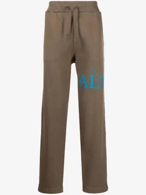 1017 ALYX 9SM logo-print straight-leg track pants