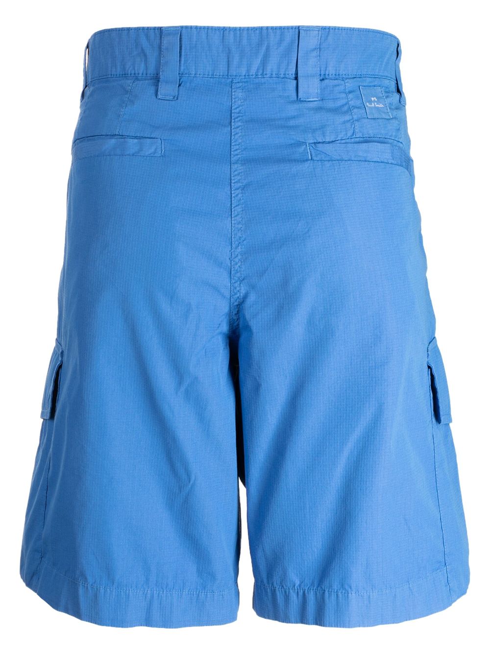 PS Paul Smith Bermuda shorts met logopatch - Blauw