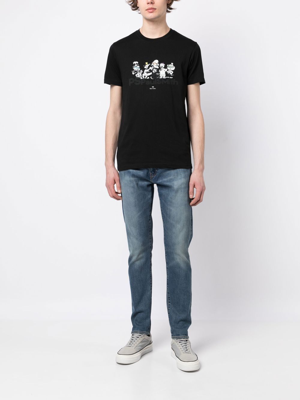 PS Paul Smith T-shirt met print - Zwart