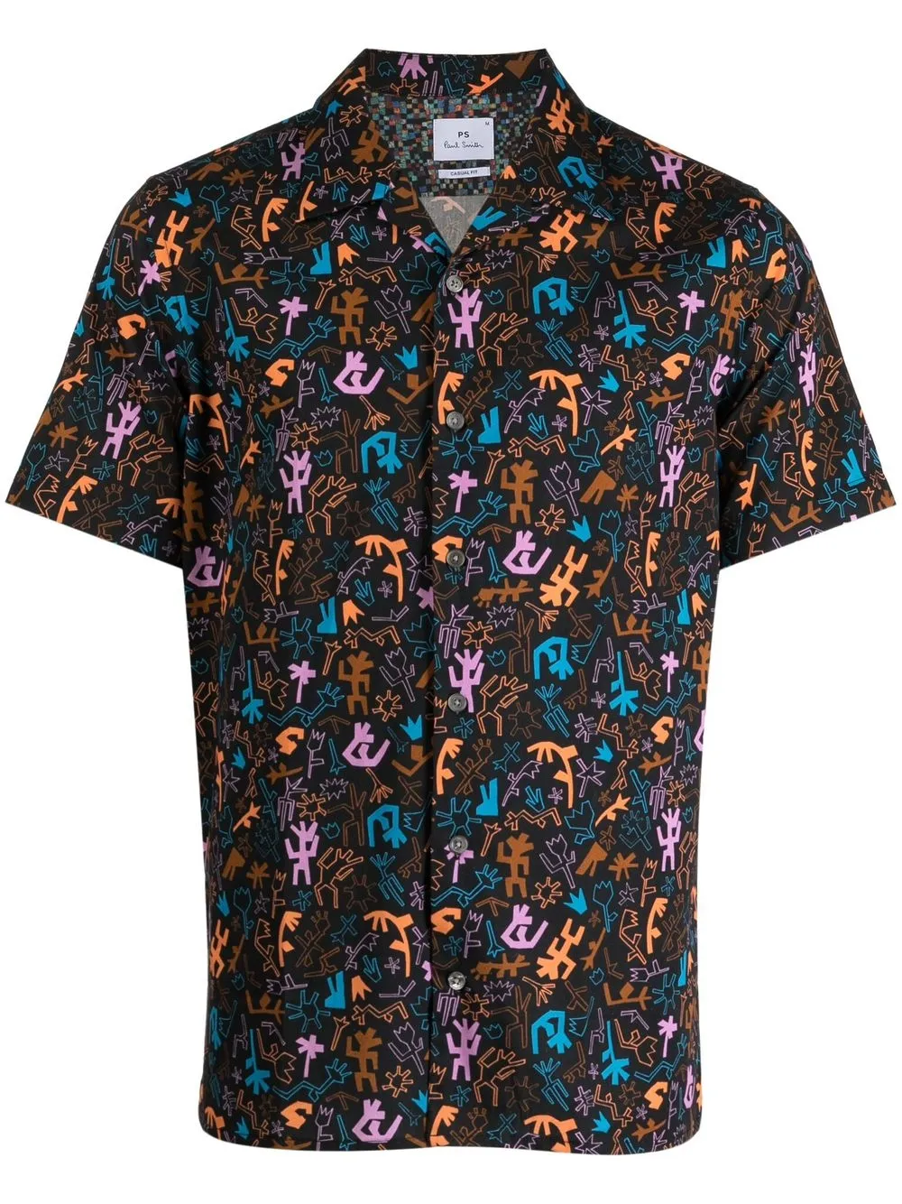 

PS Paul Smith graphic-print shirt - Black