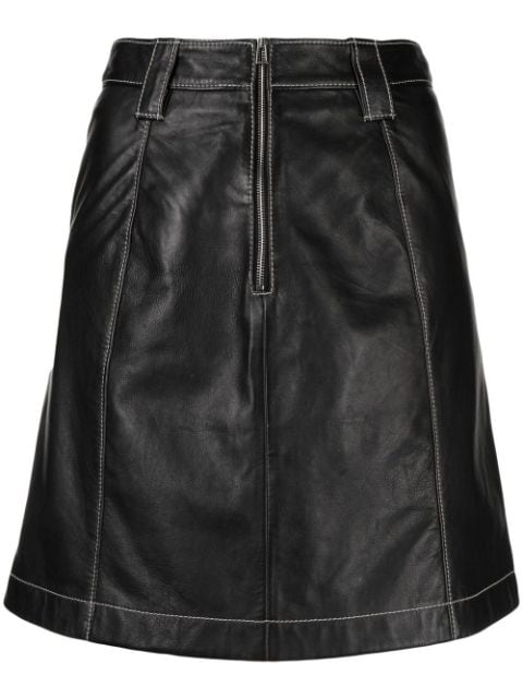 PS Paul Smith contrast-stitching mini skirt