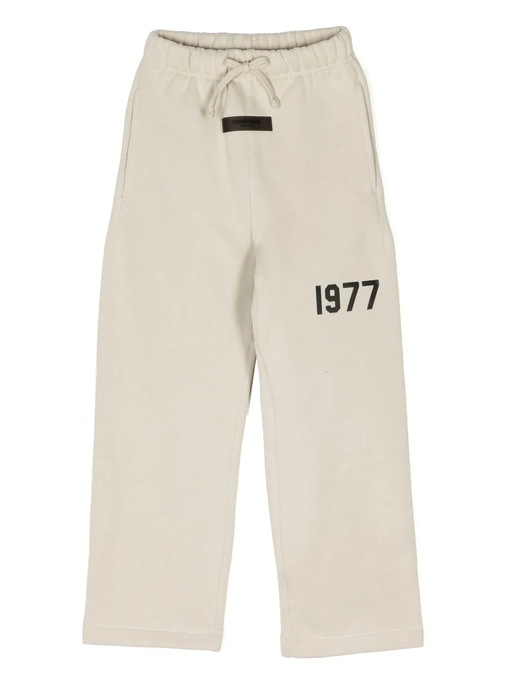 

FEAR OF GOD ESSENTIALS logo-patch drawstring track pants - Grey