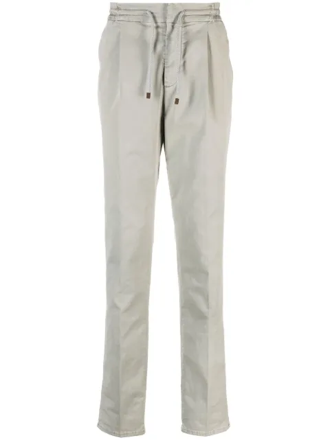 Brunello Cucinelli drawstring-waist tapered trousers