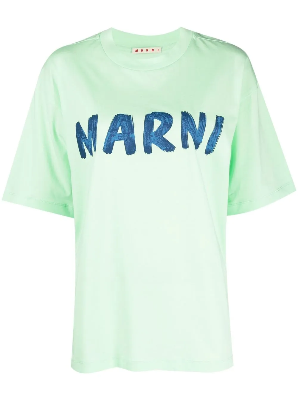

Marni logo-print short-sleeved T-shirt - Green