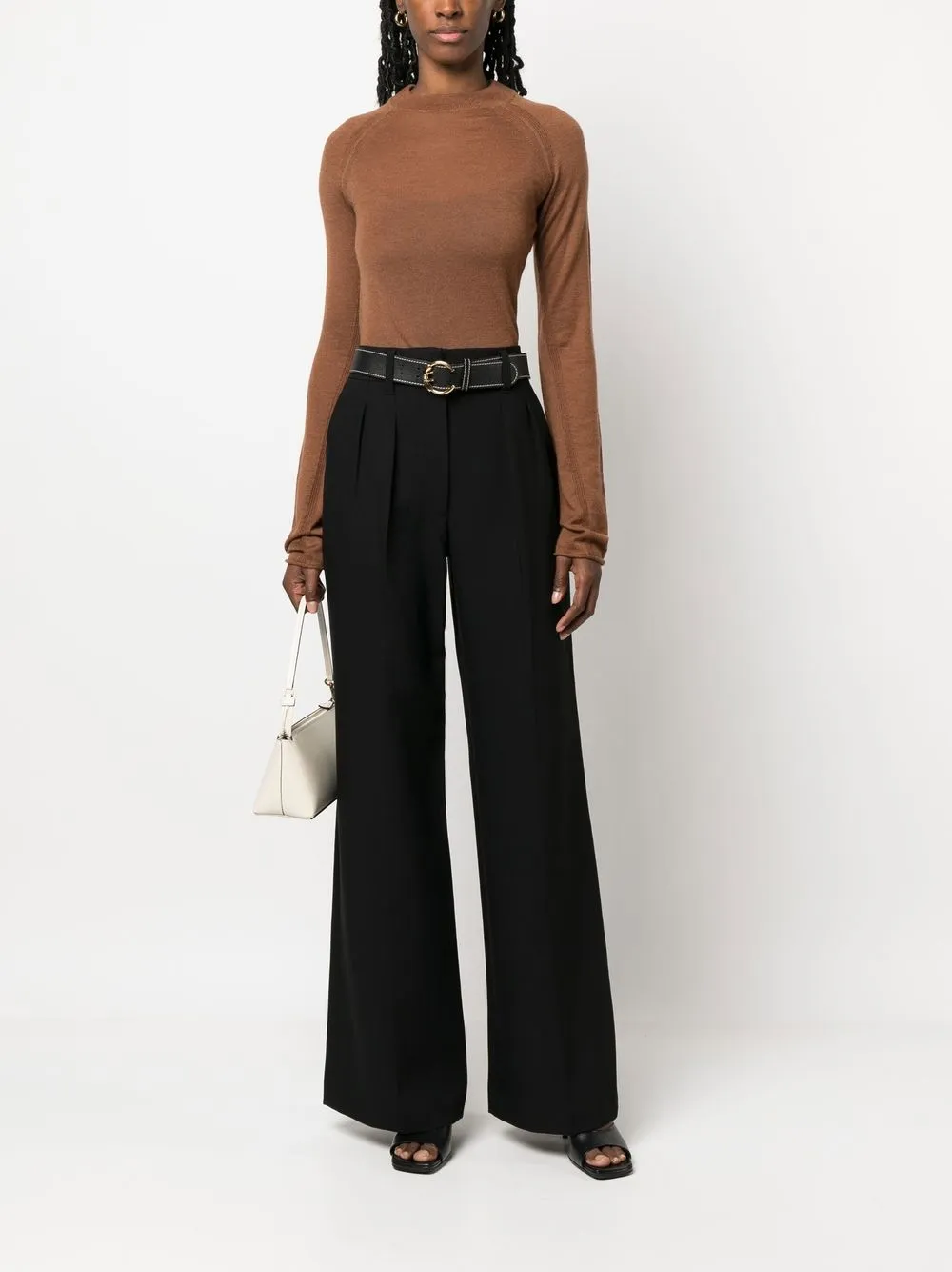 rag & bone crew neck cashmere jumper - Bruin
