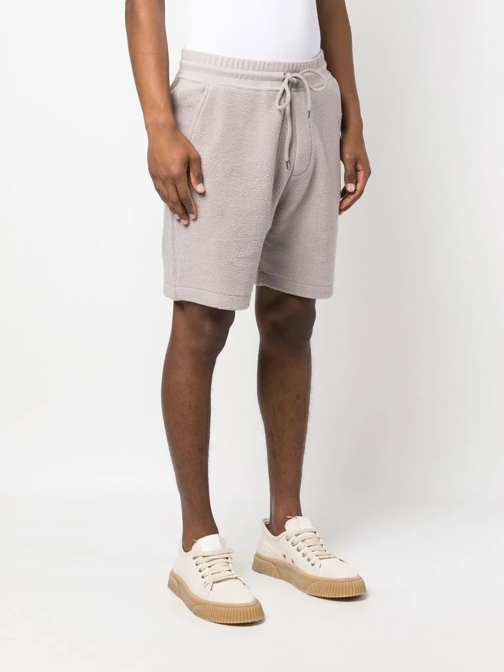 Vivienne Westwood Drawstring-waist Track Shorts In Grau