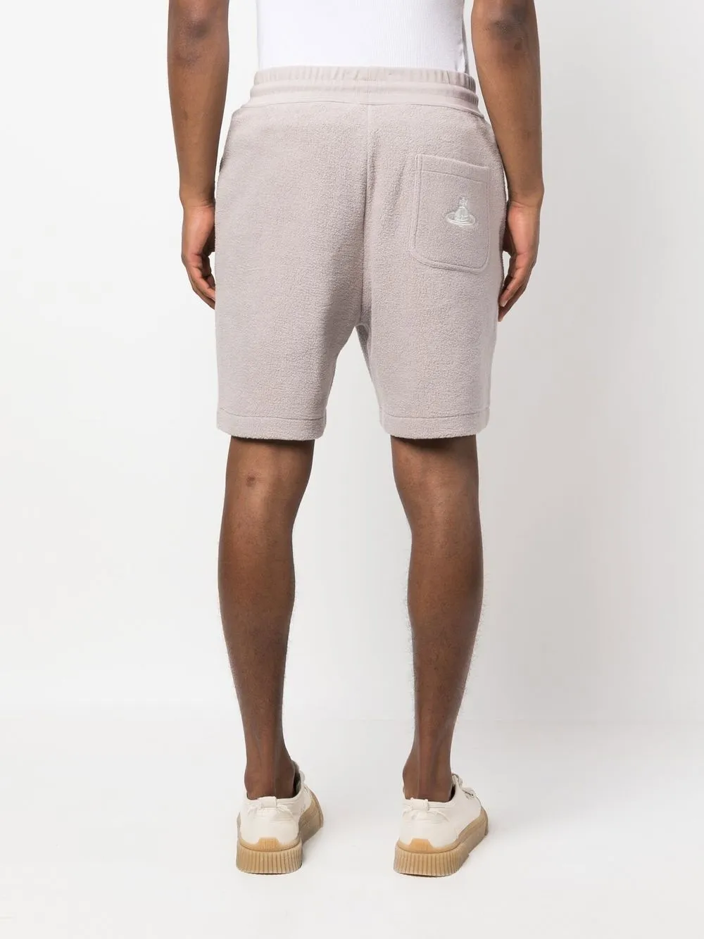 Vivienne Westwood Drawstring-waist Track Shorts In Grau