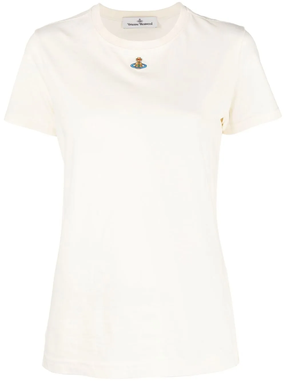 

Vivienne Westwood Orb-embroidered T-shirt - Neutrals