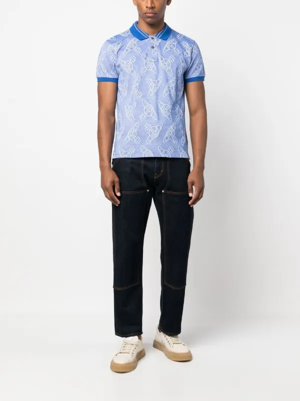 Vivienne Westwood Orb ポロシャツ | ブルー | FARFETCH JP