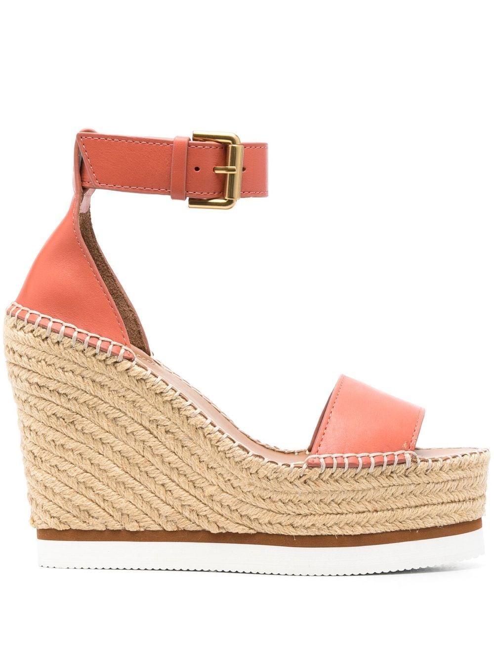 See By Chloé Open-toe 120mm Espadrilles In Rosa