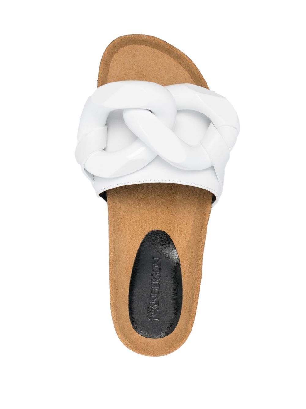 JW Anderson chain-link leather slides Women