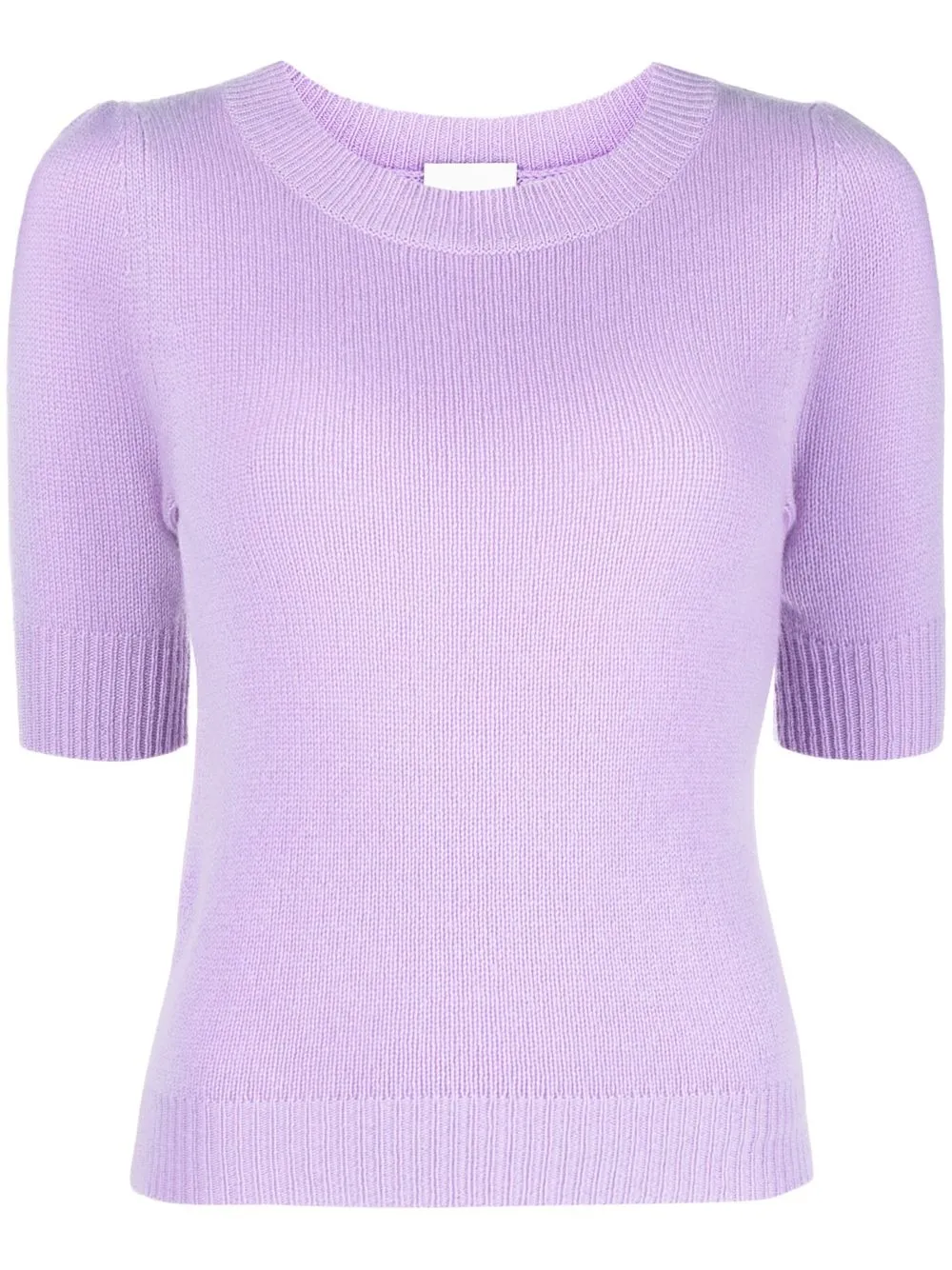 

Allude top de tejido fino manga corta - Morado