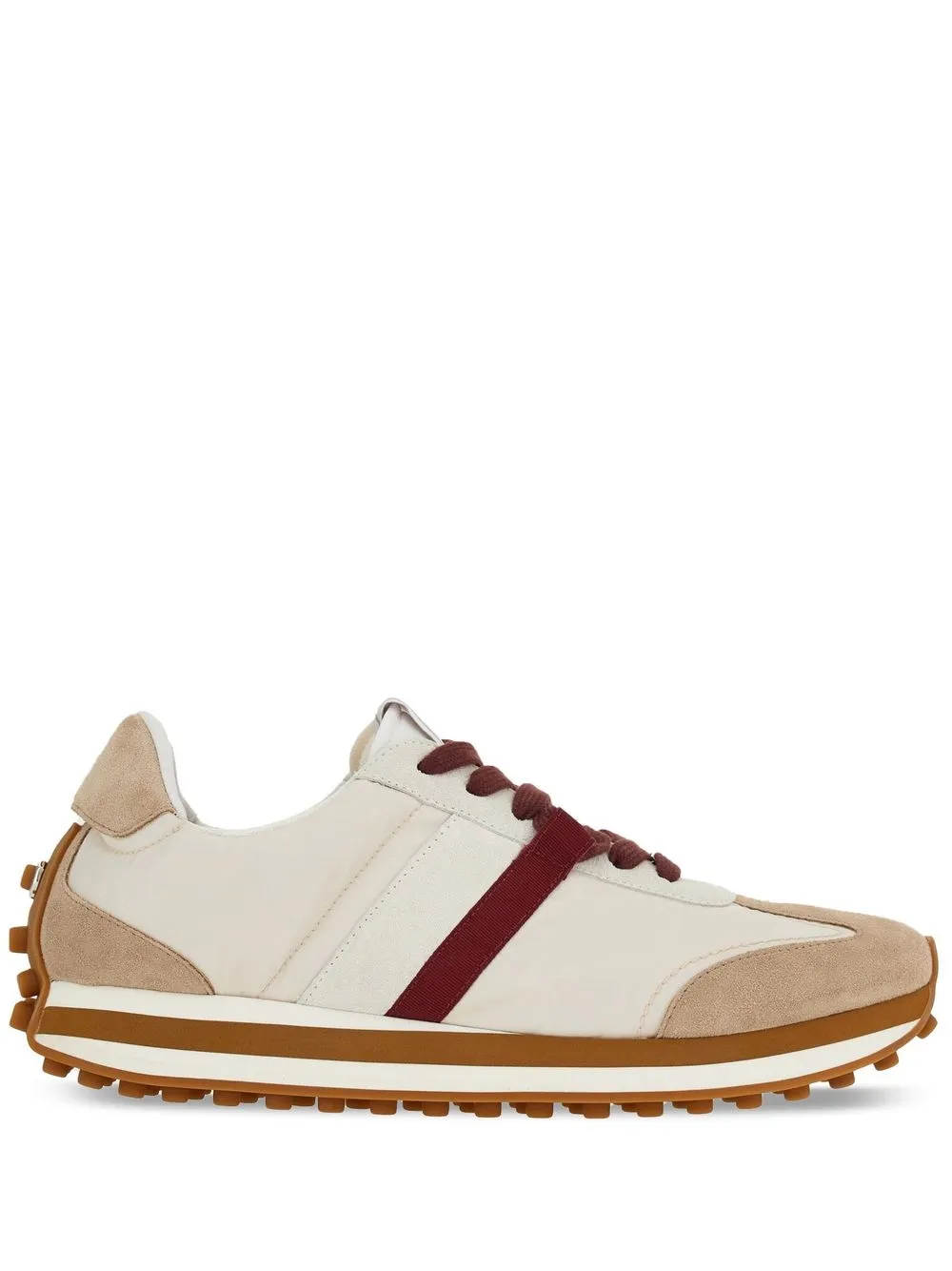 Ferragamo Gancini-plaque low-top sneakers | Neutrals | Image 1