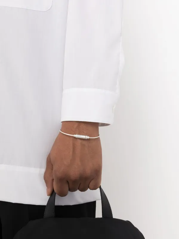 美品】LE GRAMME 9g ケーブルブレスレット シルバー Lサイズ箱付 Le