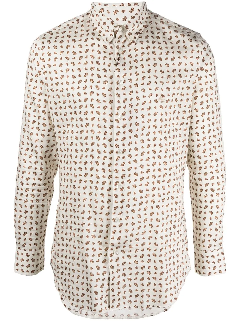 

ETRO paisley-print cotton shirt - White