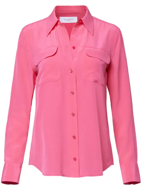 Chemise en soie à poches poitrine - Equipment - Modalova