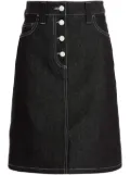 Sunnei denim midi skirt - Black