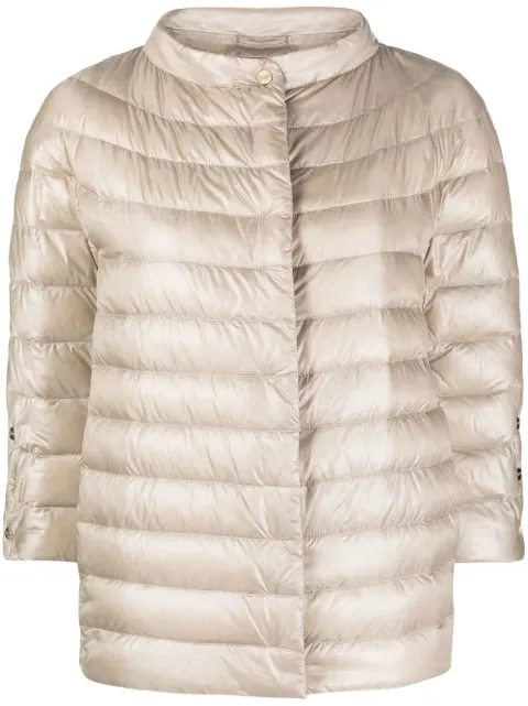 Herno mock-neck quilted puffer jacket