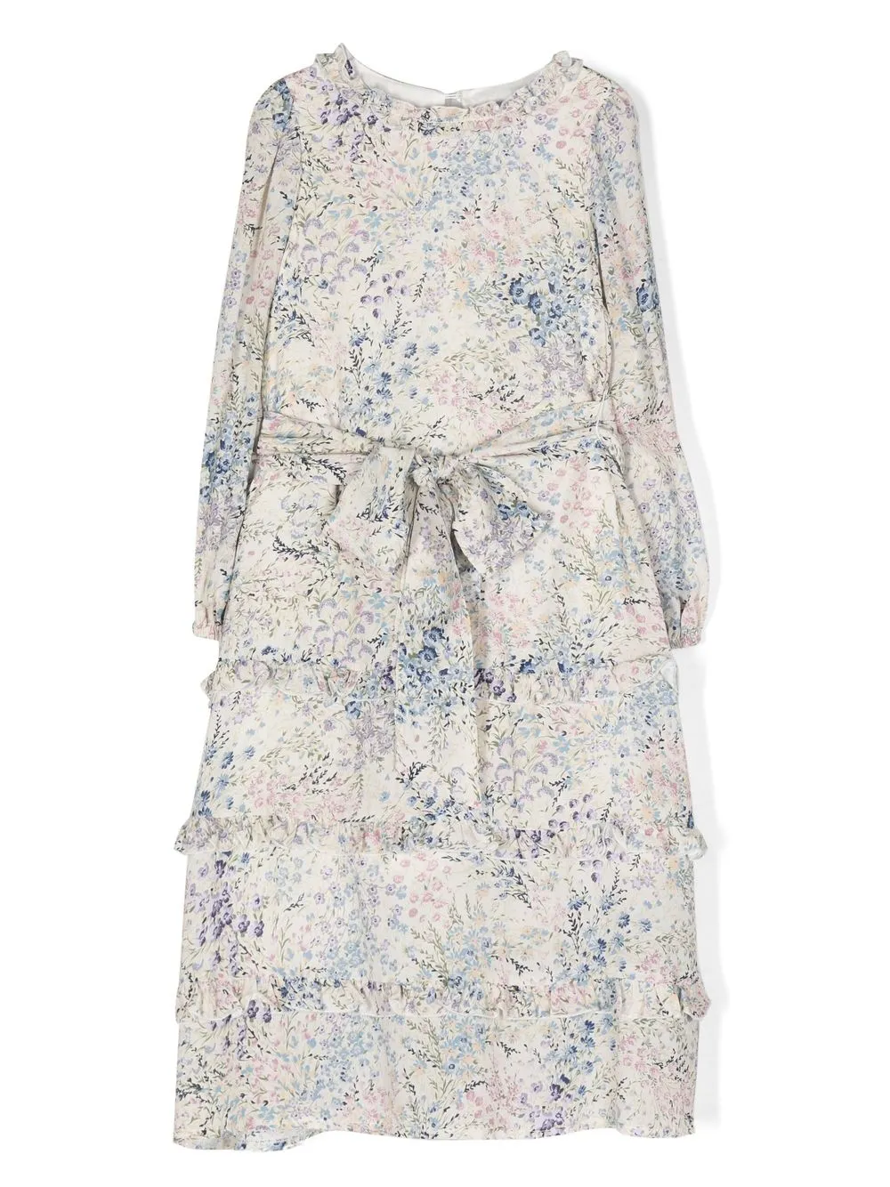 

Simonetta floral print maxi dress - Neutrals