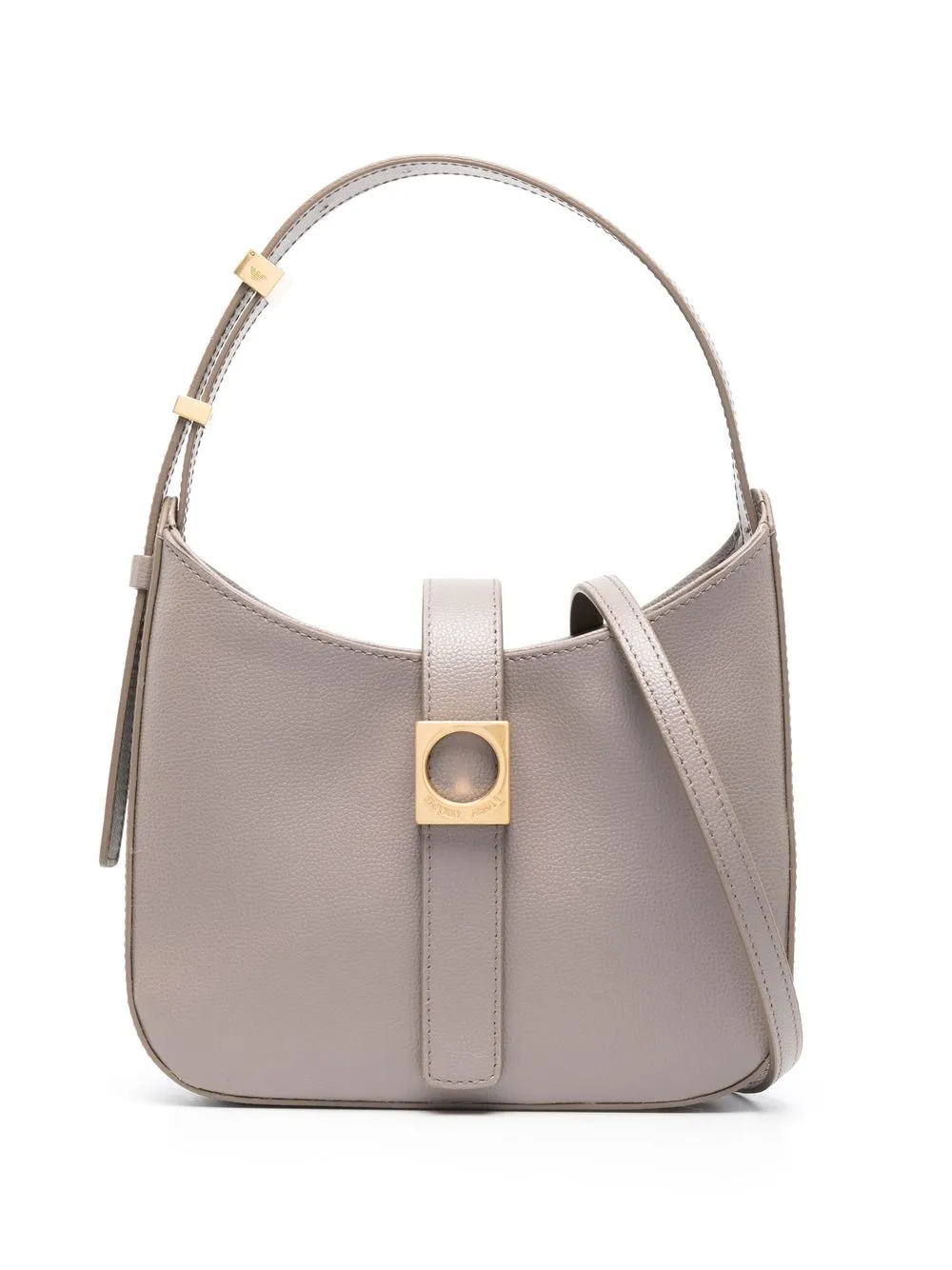 

Emporio Armani logo-detail leather tote bag - Grey