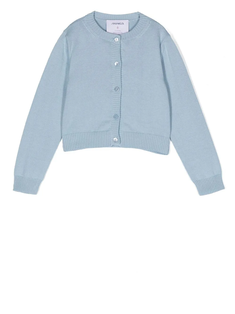 

Simonetta cotton-cashmere button-up cardigan - Blue