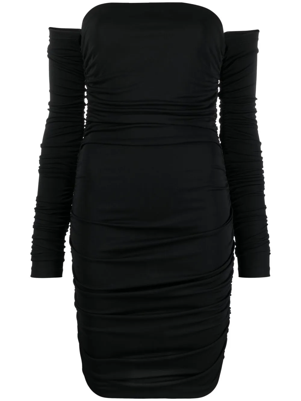 

THE ANDAMANE off-shoulder long-sleeve dress - Black