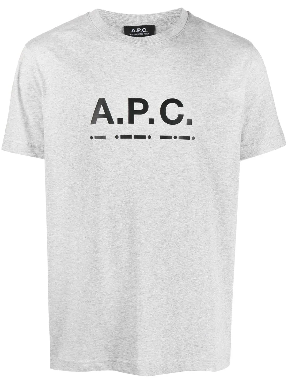 

A.P.C. logo-print cotton T-shirt - Grey