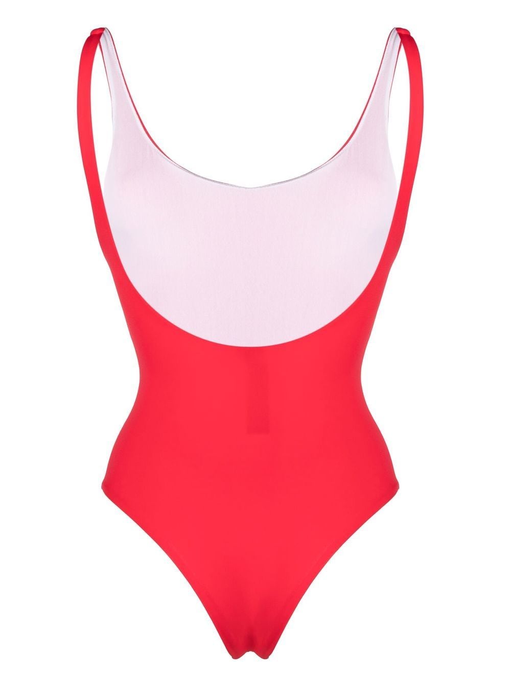Shop Dsquared2 Logo-print Sleeveless Swimsuit In Red