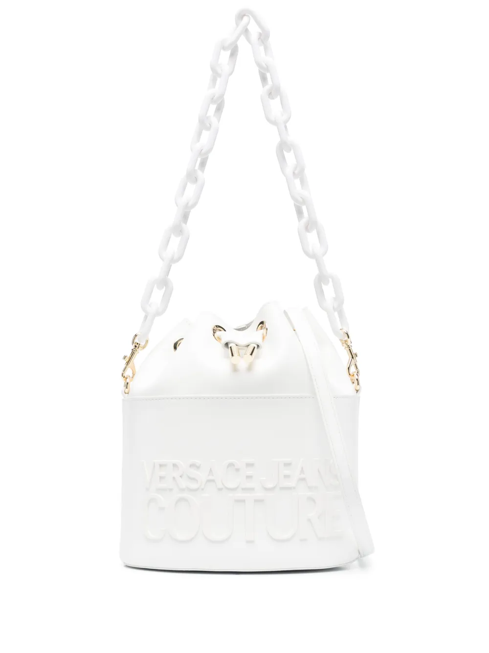 Versace Jeans Couture logoplaque Bucket Bag Farfetch