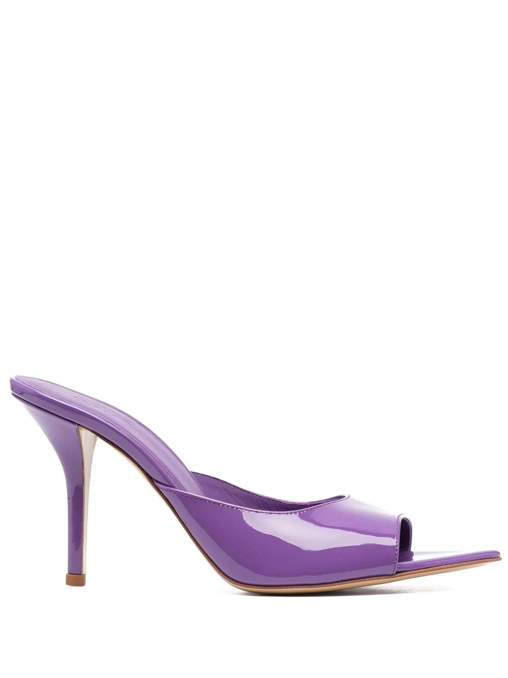 

GIABORGHINI patent leather sandals - Purple