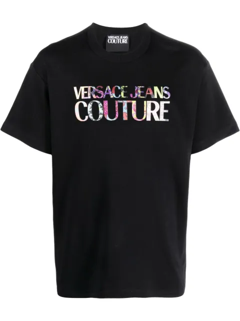 Versace Jeans Couture baroque logo-print T-shirt