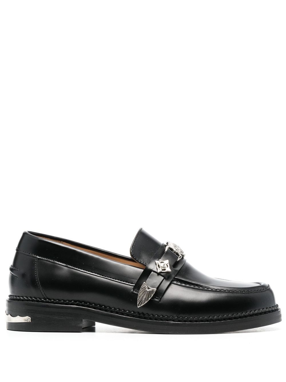 TOGA EMBOSSED-PLAQUE DETAIL LOAFERS