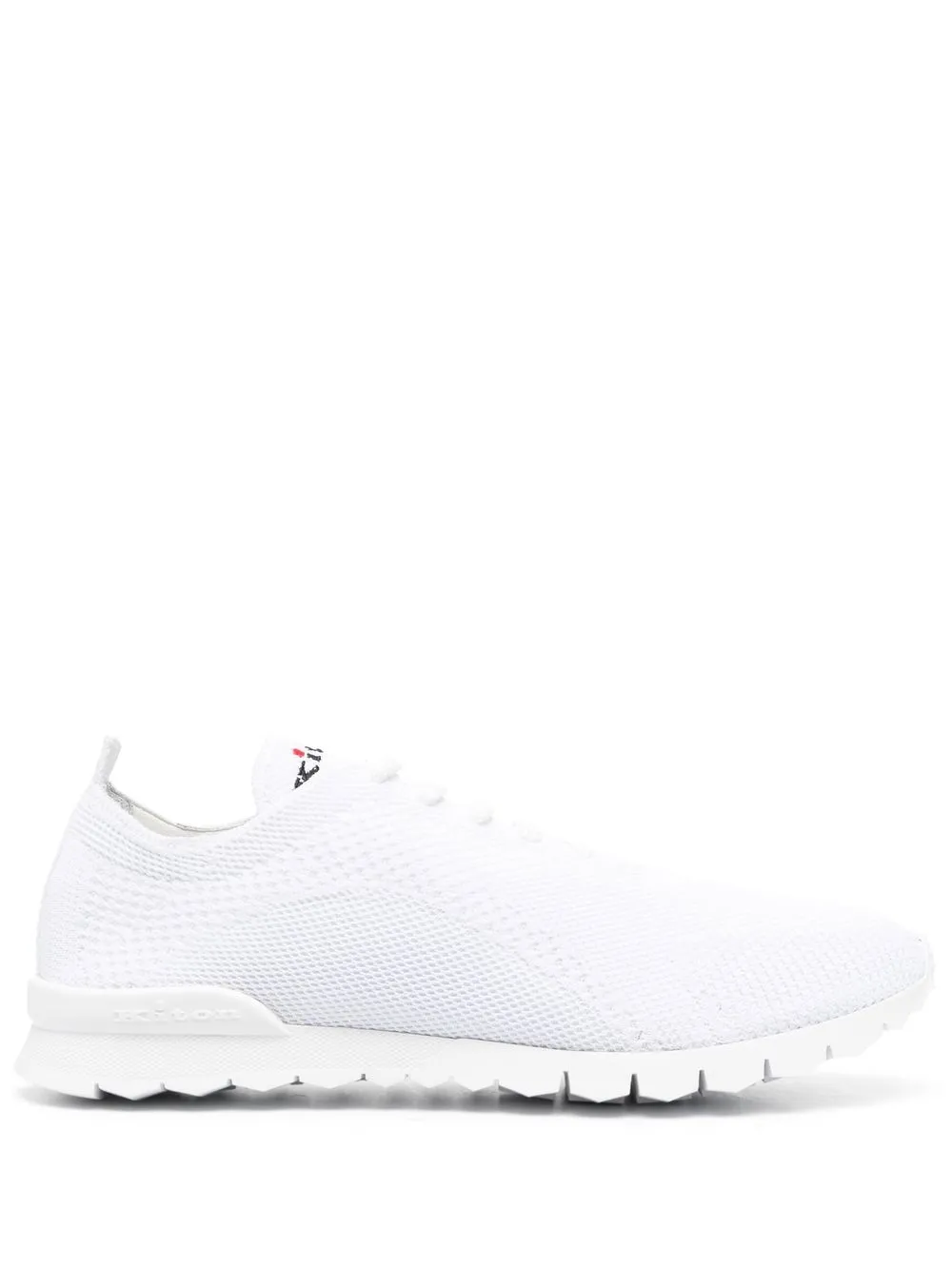 

Kiton canvas lace-up sneakers - White