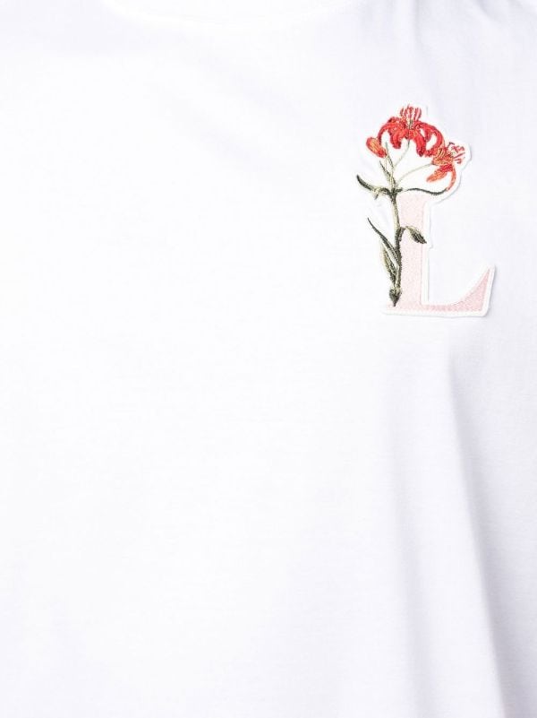 Lanvin L Flower Patch T-shirt - Farfetch