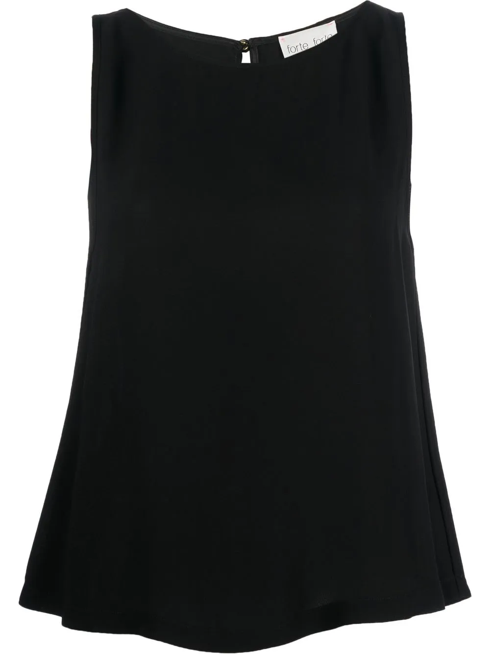 

Forte Forte sleeveless flared blouse - NOIR