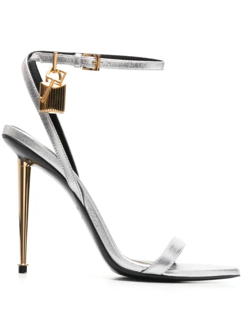 Sandales Padlock métallisées - TOM FORD - Modalova