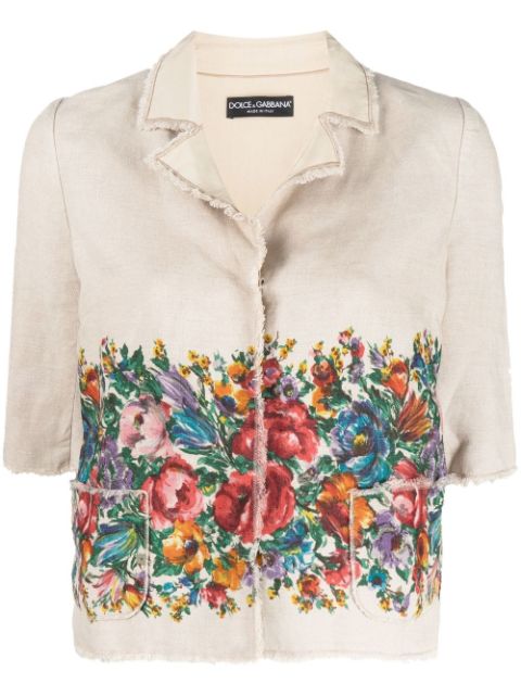 Dolce & Gabbana 2000s floral-print jacket Women