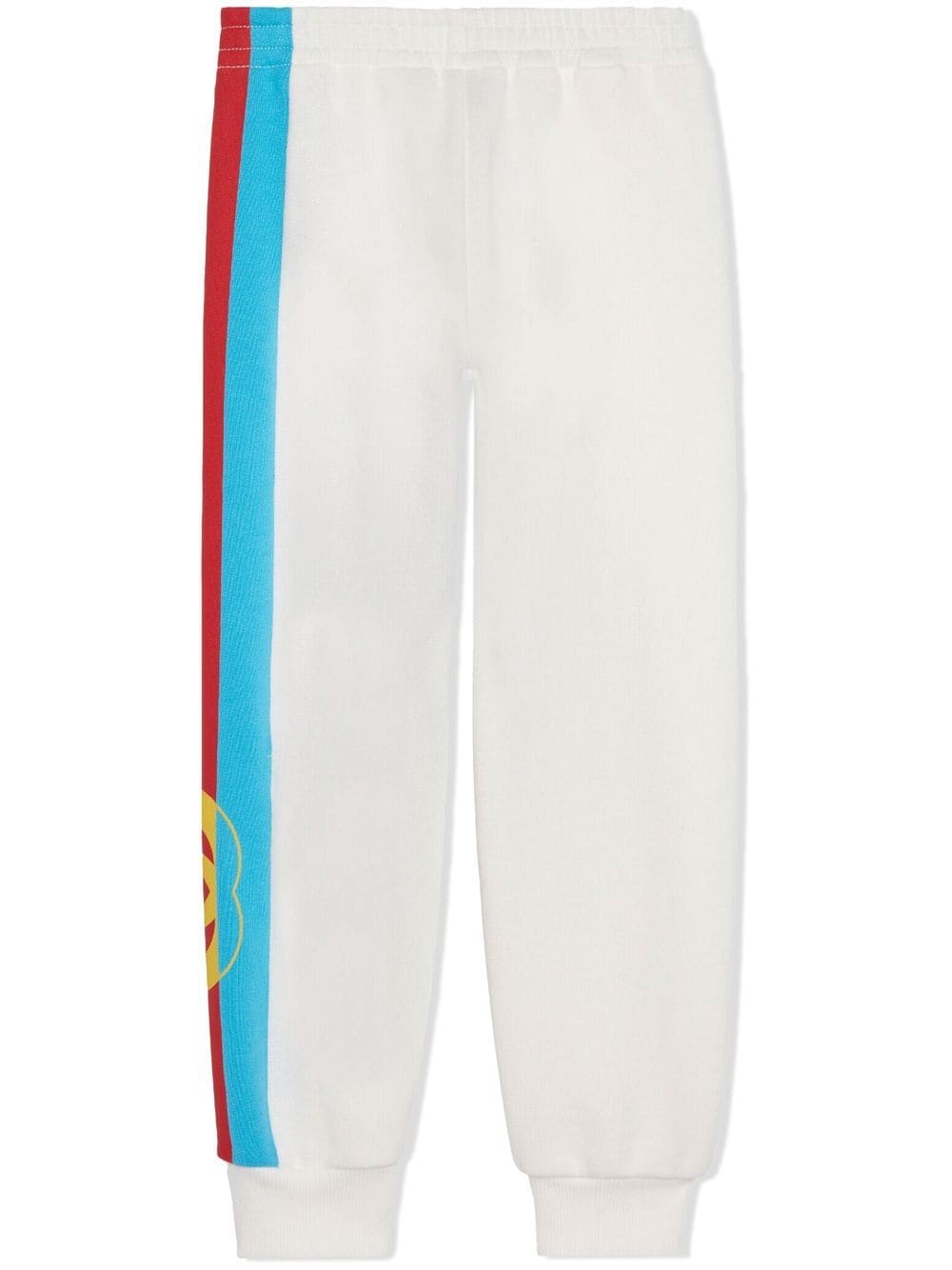 Shop Gucci Logo-stripe Track Trousers In White
