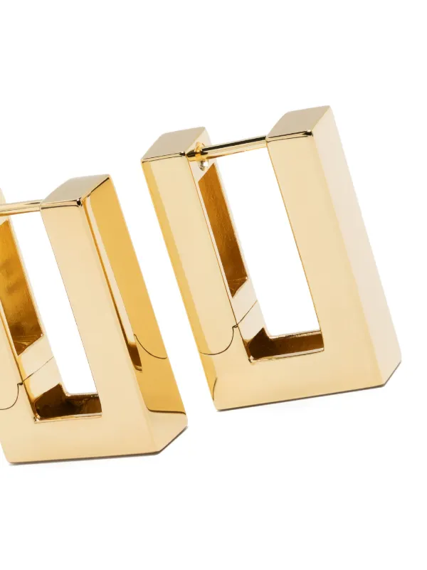 Tom Wood Square Hoops gold-plated Earrings | Gold | FARFETCH IL