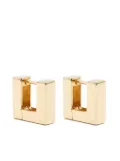 Tom Wood Square Hoops gold-plated earrings