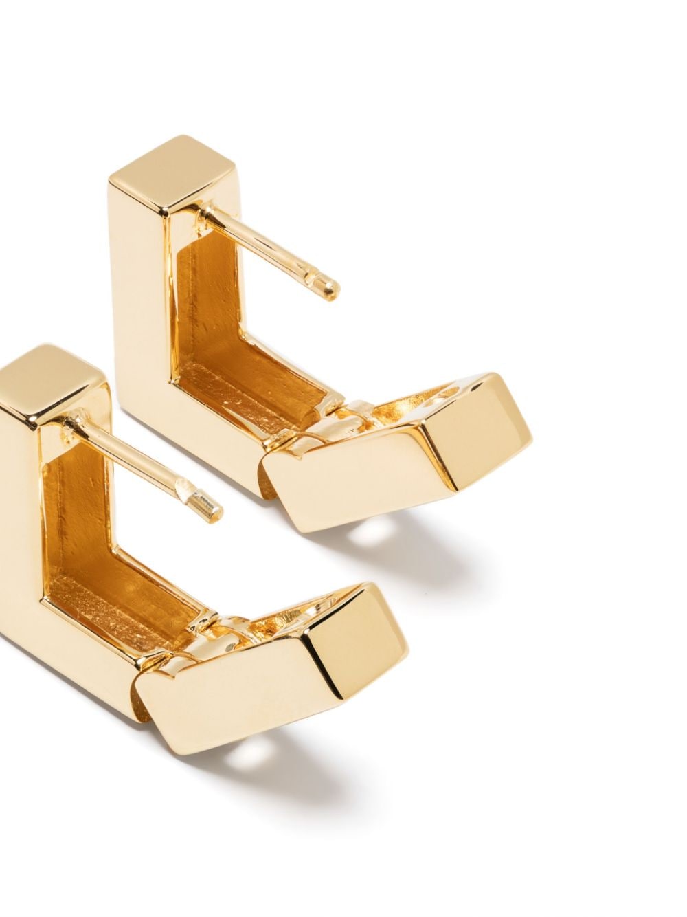 Shop Tom Wood Square Hoops Gold-plated Earrings