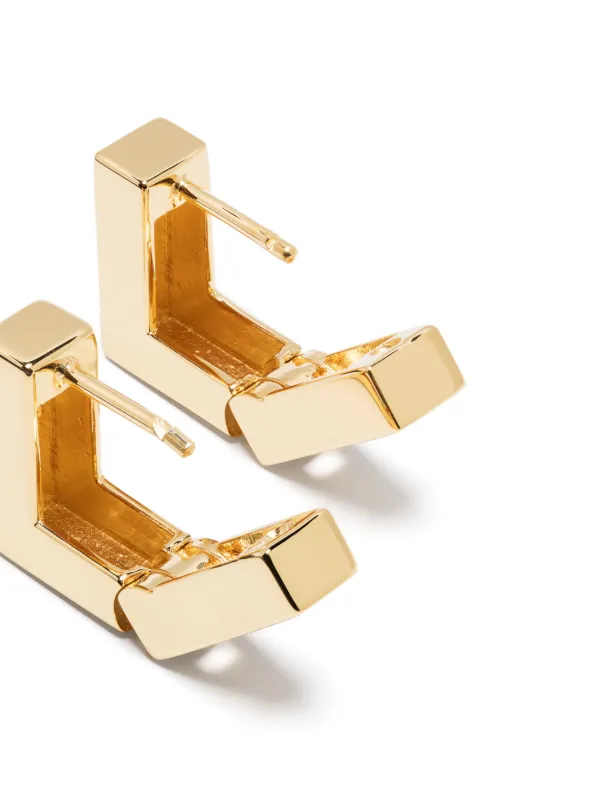 Tom Wood Square Hoops gold-plated Earrings | Gold | FARFETCH